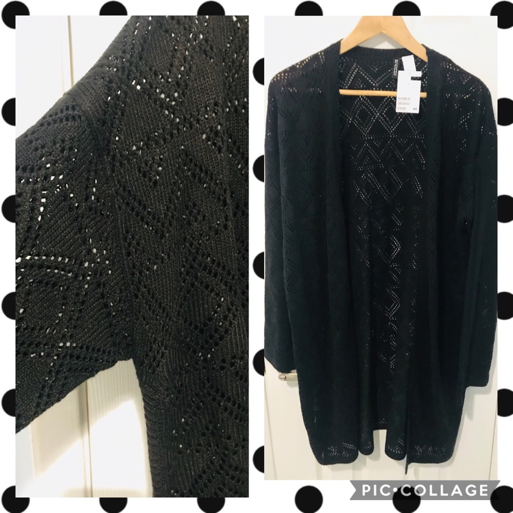 Full length crochet sweater